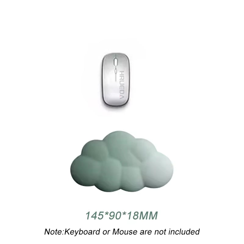 Cloud Wrist Rest Ergonomic Mousepad Keyboard Mouse Pad with Wrist Rest Non-Slip Pad for Home Office Accessories
