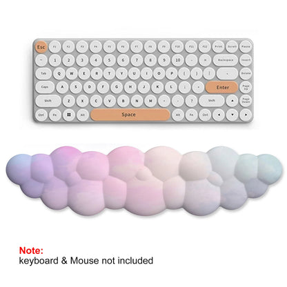 Cloud Wrist Rest Ergonomic Mousepad Keyboard Mouse Pad with Wrist Rest Non-Slip Pad for Home Office Accessories