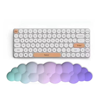 Cloud Wrist Rest Ergonomic Mousepad Keyboard Mouse Pad with Wrist Rest Non-Slip Pad for Home Office Accessories