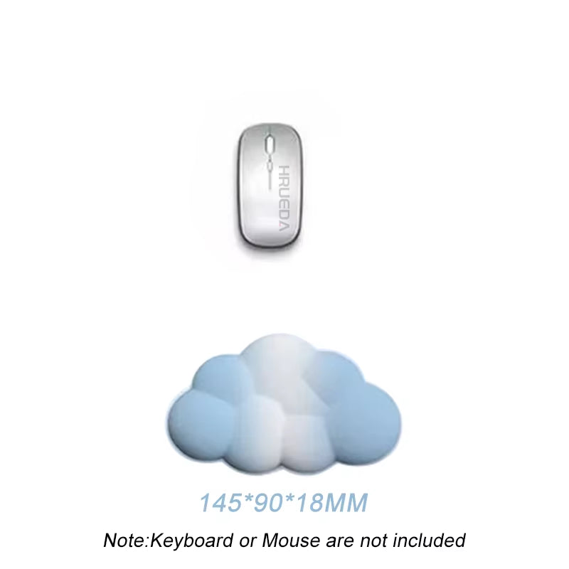 Cloud Wrist Rest Ergonomic Mousepad Keyboard Mouse Pad with Wrist Rest Non-Slip Pad for Home Office Accessories