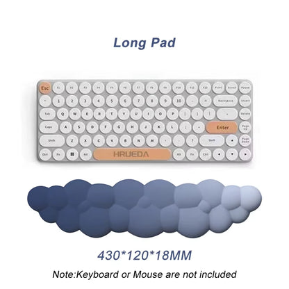 Cloud Wrist Rest Ergonomic Mousepad Keyboard Mouse Pad with Wrist Rest Non-Slip Pad for Home Office Accessories