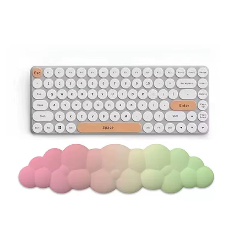 Cloud Wrist Rest Ergonomic Mousepad Keyboard Mouse Pad with Wrist Rest Non-Slip Pad for Home Office Accessories