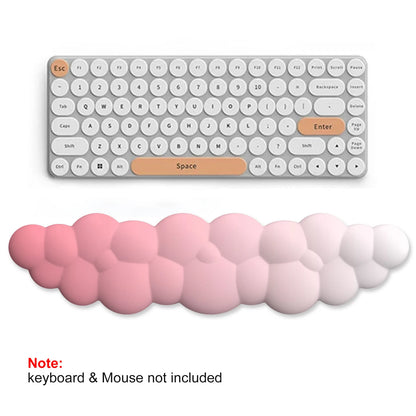 Cloud Wrist Rest Ergonomic Mousepad Keyboard Mouse Pad with Wrist Rest Non-Slip Pad for Home Office Accessories