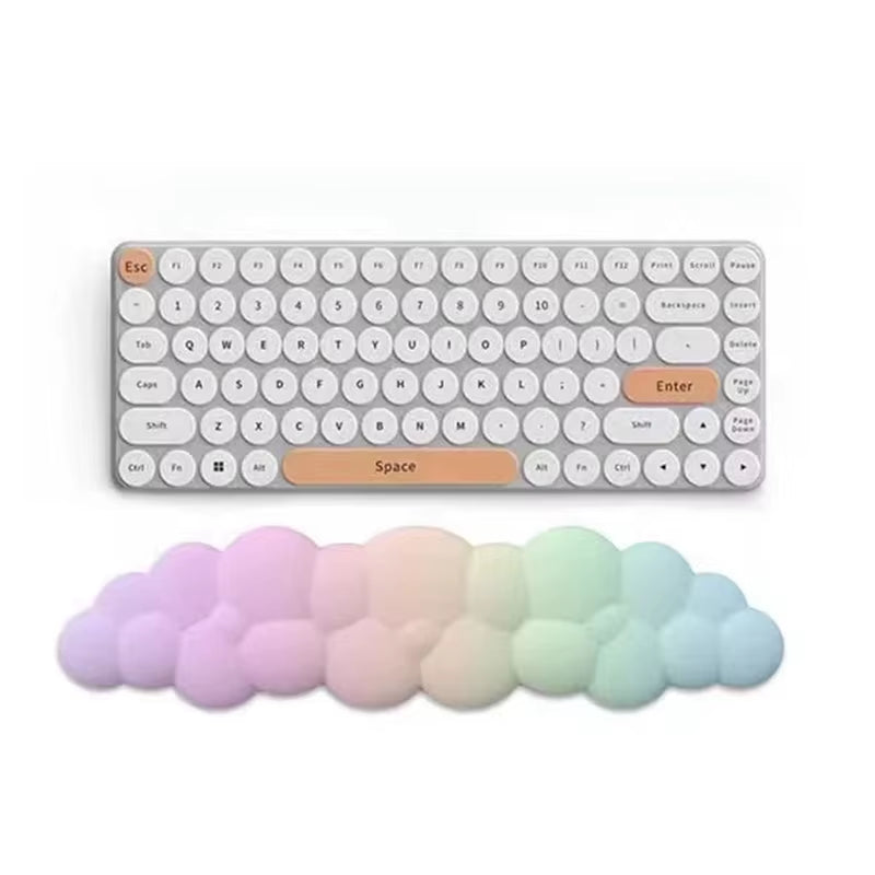 Cloud Wrist Rest Ergonomic Mousepad Keyboard Mouse Pad with Wrist Rest Non-Slip Pad for Home Office Accessories